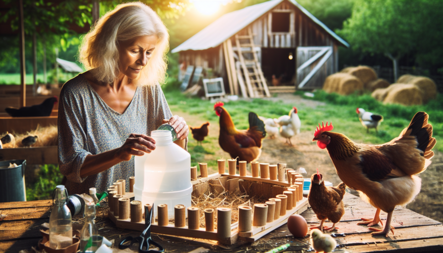 ¿Cómo hacer bebederos para gallinas?