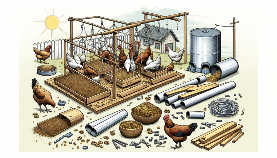 ¿Cómo hacer comederos para gallinas?